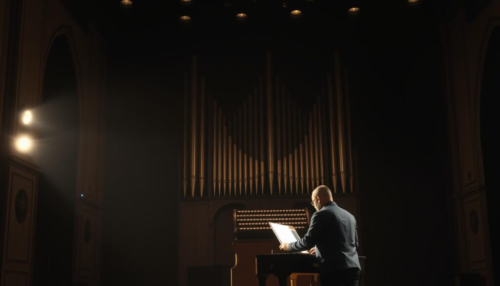 Organ Sunyi dalam pertunjukan musik