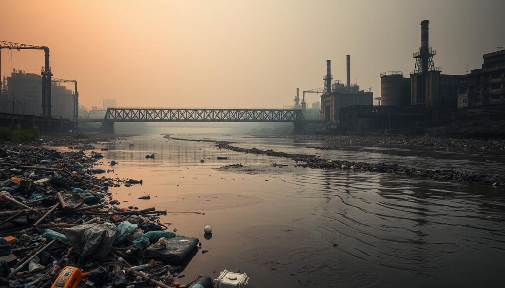 dampak polusi sungai