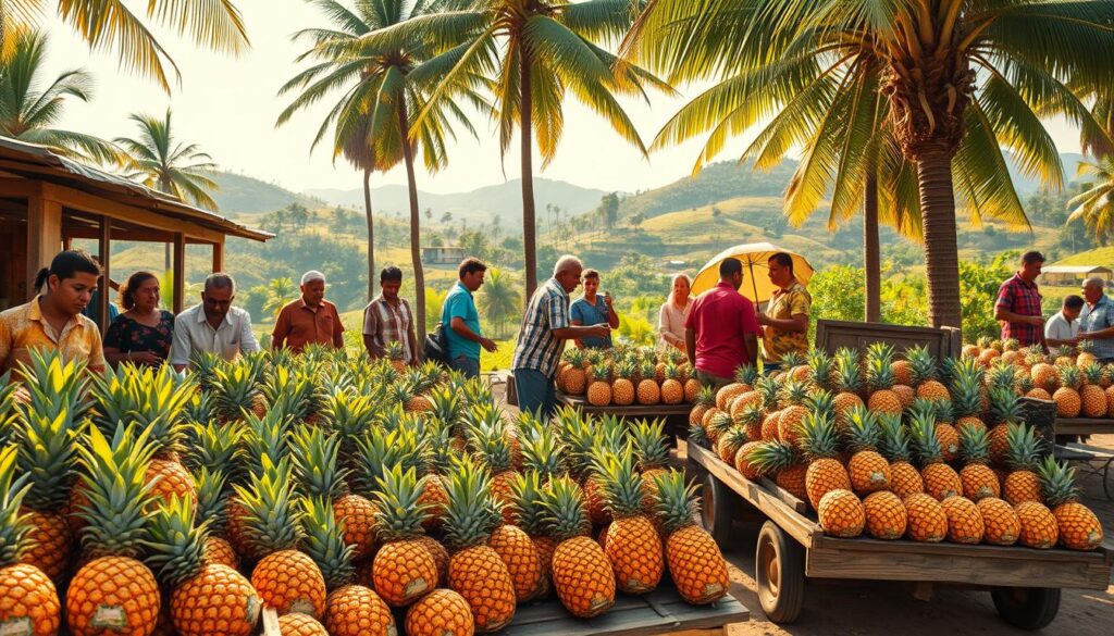 pemasaran nanas